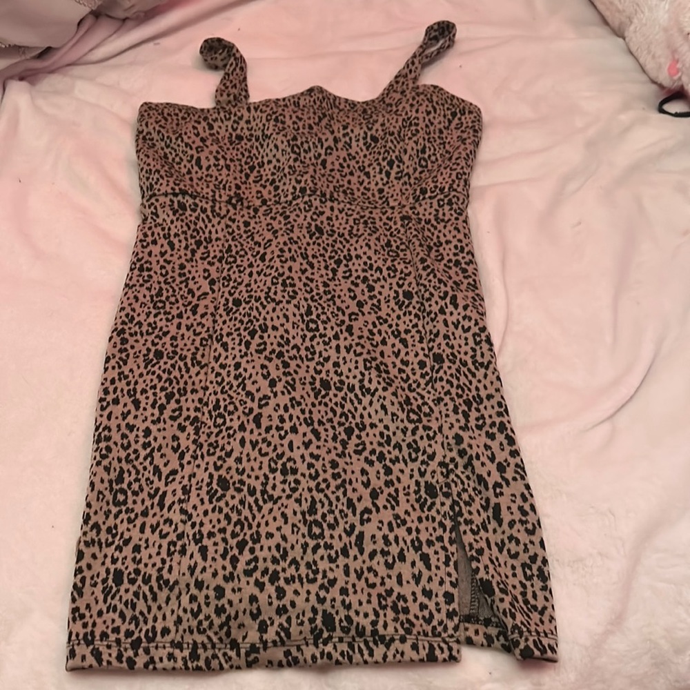 Cute cheetah print dress